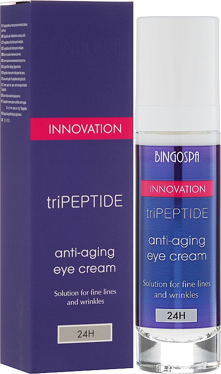 Anti-Aging Augencreme mit Tripeptiden - BingoSpa Innovation TriPeptide Anti-Aging Eye Cream — Bild N1