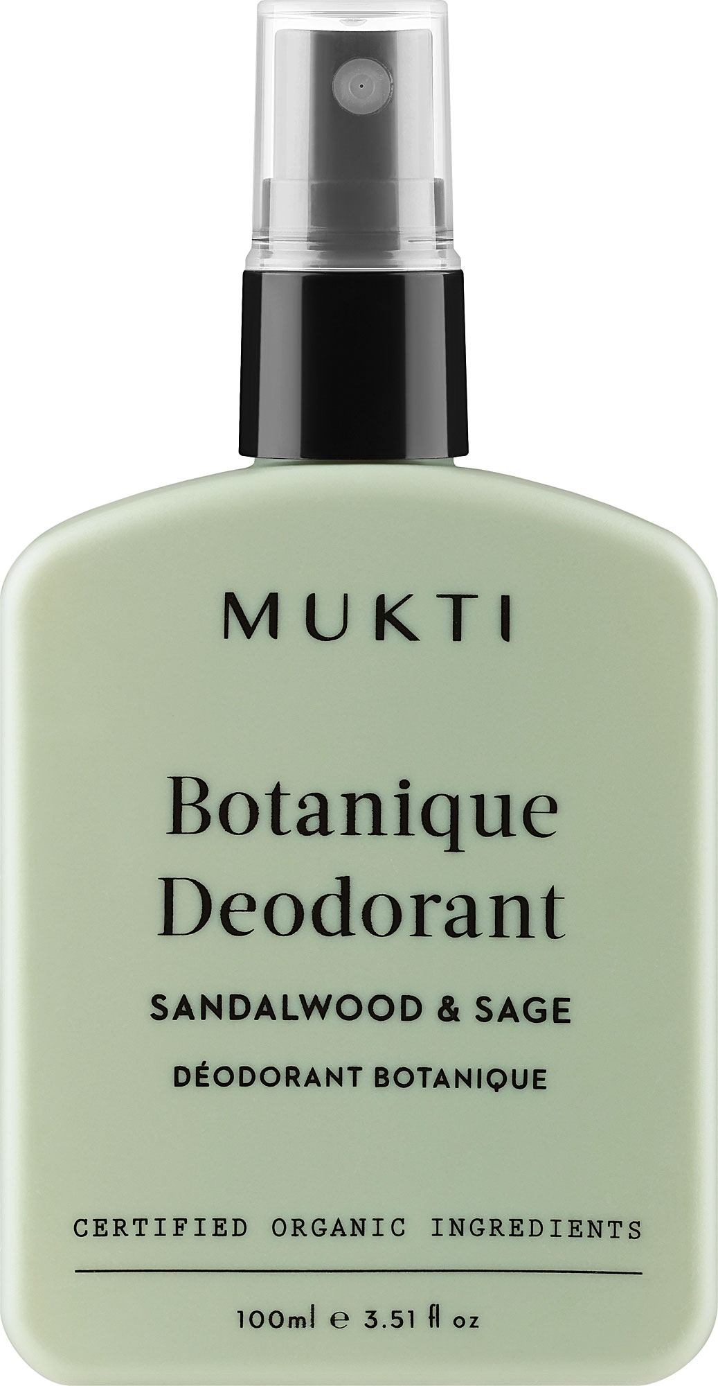 Körperspray Deodorant - Mukti Organics Botanique Deodorant — Bild 100 ml