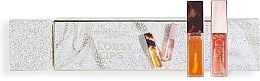Düfte, Parfümerie und Kosmetik Lippen-Make-up Set - Makeup Revolution Pro Glossy Lip Set (Lippenöl 8ml + Lippenöl 8ml) 