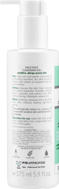 Gesichtsgel - Floslek Sensetive Skin Face Cleansing Gel — Bild N2