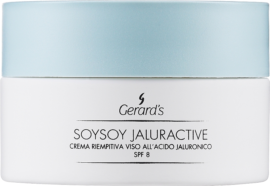 Pflegende regenerierende Gesichtscreme mit Hyaluronsäure - Gerard's Cosmetics Soysoy Jaluractive Cream Spf8 — Bild N1