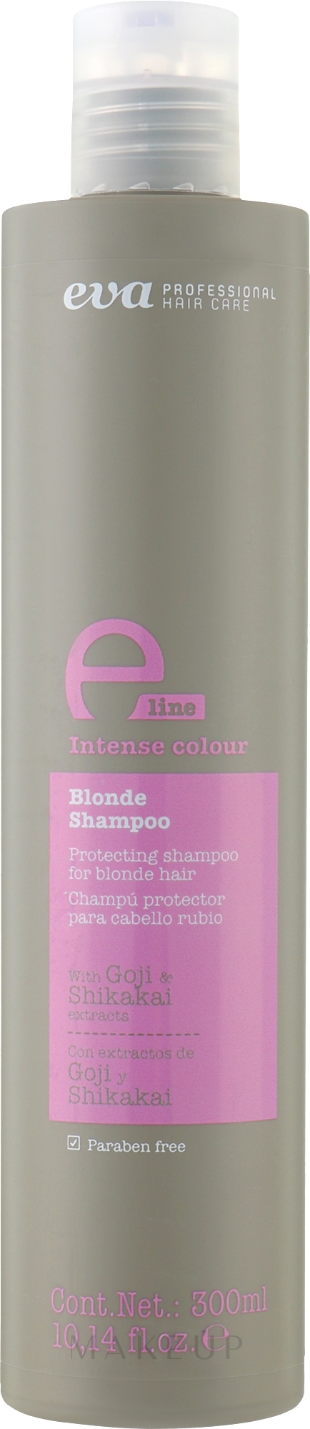 Shampoo für blondes Haar - Eva Professional E-Line Blonde Shampoo — Bild 300 ml