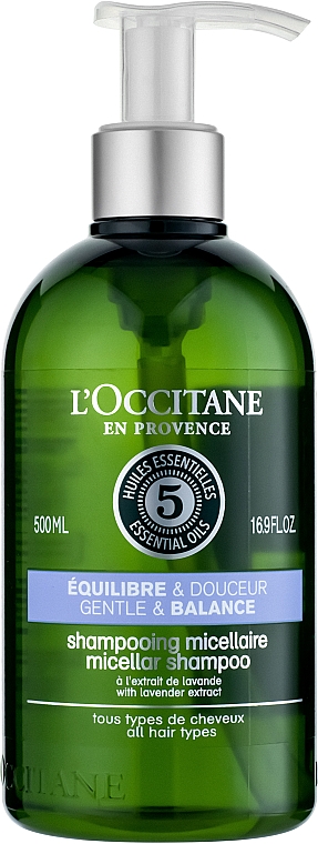 Sanftes und balancierendes Mizellenshampoo mit Lavendelextrakt - L'Occitane Aromachologie Gentle & Balance Shampoo — Bild N3