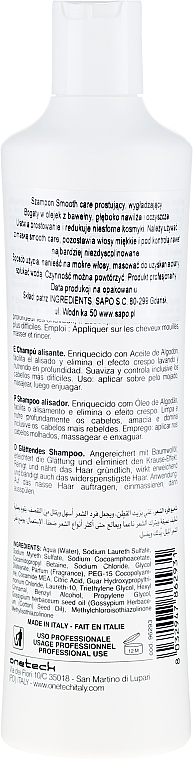 Glättendes Shampoo mit Baumwollsamenöl für widerspenstiges Haar - Fanola Smooth Care Straightening Shampoo — Bild N2