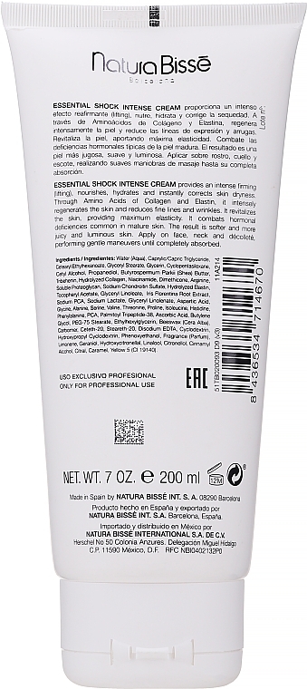 Intensiv straffende Gesichtscreme für trockene Haut - Natura Bisse Essential Shock Intense Cream — Foto N8