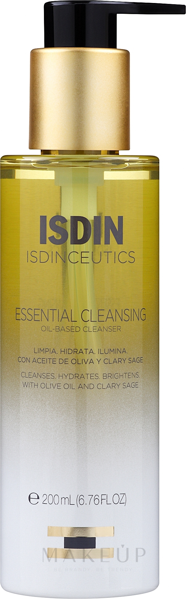 Gesichtsreinigungsöl - Isdin Isdinceutics Essential Cleansing Oil — Bild 200 ml