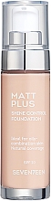 Düfte, Parfümerie und Kosmetik Foundation - Seventeen Matt Plus Shine Control Foundation