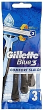 Einwegrasierer-Set 3-tlg. - Gillette Blue 3 Comfort Slalom — Bild N1