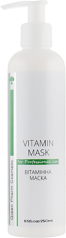 Gesichtsmaske mit Vitaminen - Green Pharm Cosmetic Vitamin Mask PH 5,5 — Bild N1