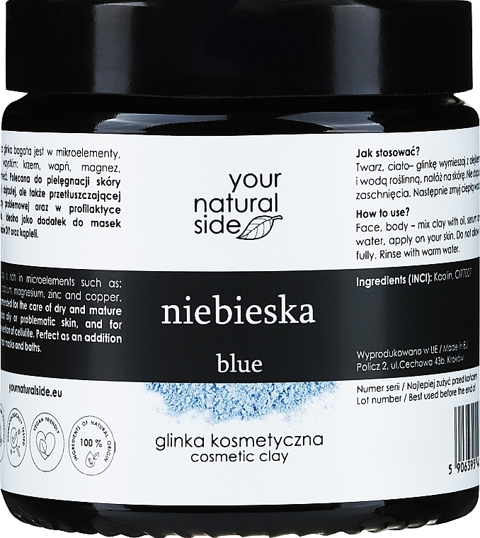 Natürlicher Ton blau - Your Natural Side Clays Glinka — Bild N1