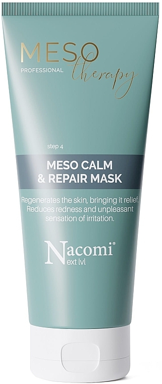 Beruhigende und feuchtigkeitsspendende Gesichtsmaske - Nacomi Meso Therapy Step 3 Meso Calm & Repair Mask  — Bild N1