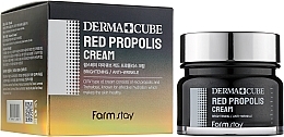 Düfte, Parfümerie und Kosmetik Pflegende Gesichtscreme mit Propolis und Hibiskus - FarmStay Derma Cube Red Propolis Cream