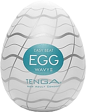 Düfte, Parfümerie und Kosmetik Dehnbarer Masturbator in Eiform für den Einmalgebrauch - Tenga Egg Wavy ll