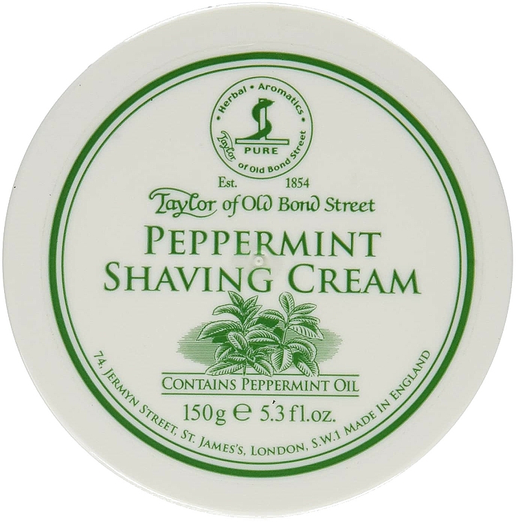 Rasiercreme mit Pfefferminzduft - Taylor of Old Bond Street Peppermint Shaving Cream — Bild N1