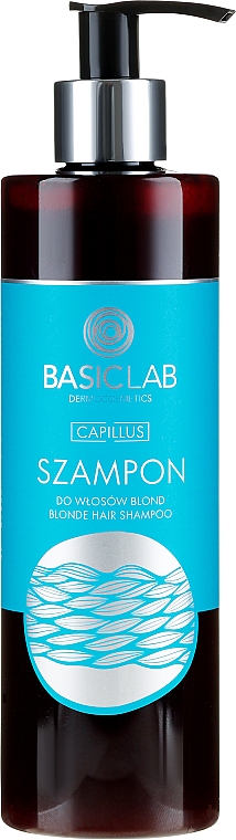 Shampoo für blondes Haar - BasicLab Dermocosmetics Capillus Blonde Hair Shampoo — Bild N2