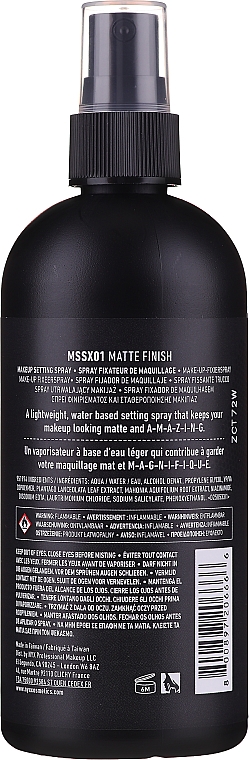 Make-up-Fixierspray mit mattem Finish - NYX Professional Makeup Matte Finish Long Lasting Setting Spray — Bild N3