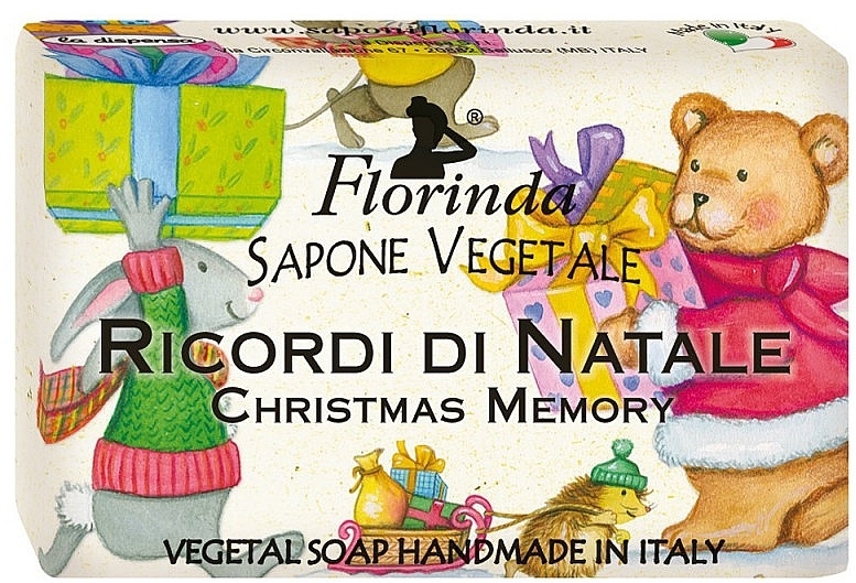 Pflanzenseife - Florinda Special Christmas Christmas Memory Vegetal Soap Bar  — Bild N1