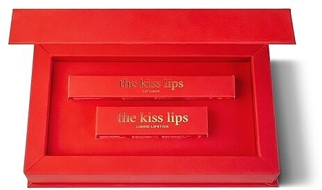 Set - Paese The Kiss Lips (Lippenstift 3.4ml + Lippenkonturenstift 0.3g)  — Bild N4