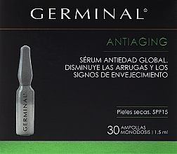 Gesichtsampullen für trockene Haut - Germinal Deep Action Anti-Aging Serum For Dry Skin — Bild N1