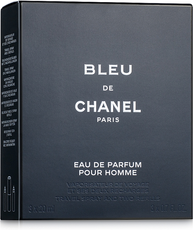 Chanel Bleu de Chanel - Eau de Parfum (2x20ml Refill + 1x20ml Parfümzerstäuber) — Bild N3