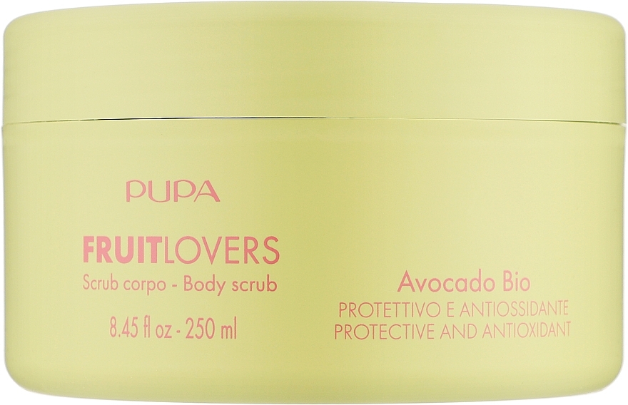 Schützendes und antioxidatives Körperpeeling Bio Avocado - Pupa Fruit Lovers Avocado Bio Body Scrub — Bild N1