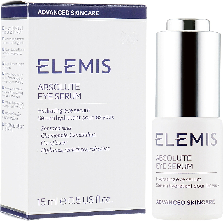 Feuchtigkeitsspendendes und revitalisierendes Augenkonturserum mit Kamille, Duftblüten und Kornblume - Elemis Advanced Skincare Absolute Eye Serum — Bild N1