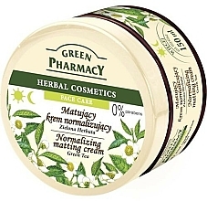 Düfte, Parfümerie und Kosmetik Mattierende und normalisierende Gesichtscreme mit grünem Tee - Green Pharmacy Normalizing Matting Cream