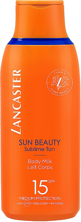 Leichte Bräunungsmilch SPF 15 - Lancaster Sun Beauty Silky Milk Sublime Tan SPF 15 — Bild N1