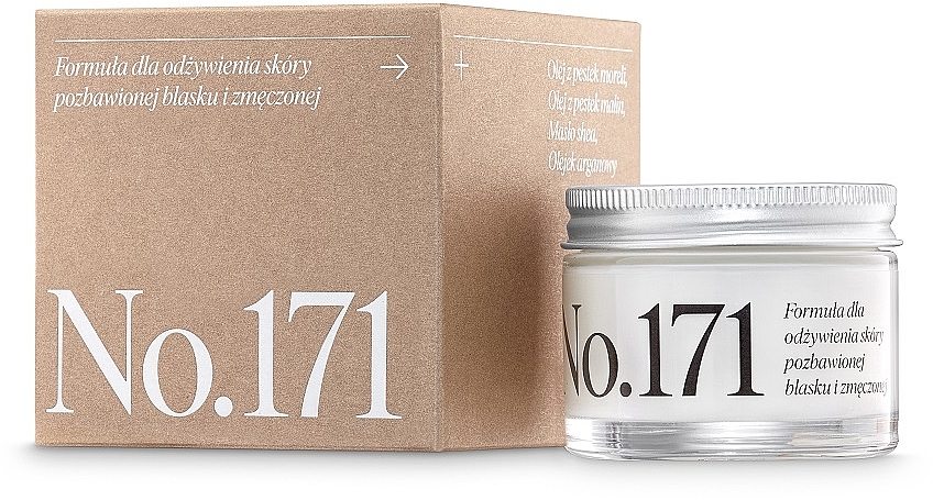 Nährende und feuchtigkeitsspendende Gesichtscreme für müde Haut - Make Me Bio Receptura 171