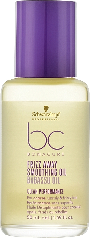 Haarbutter - Schwarzkopf Professional Bonacure Frizz Away Smoothing Oil — Bild N1