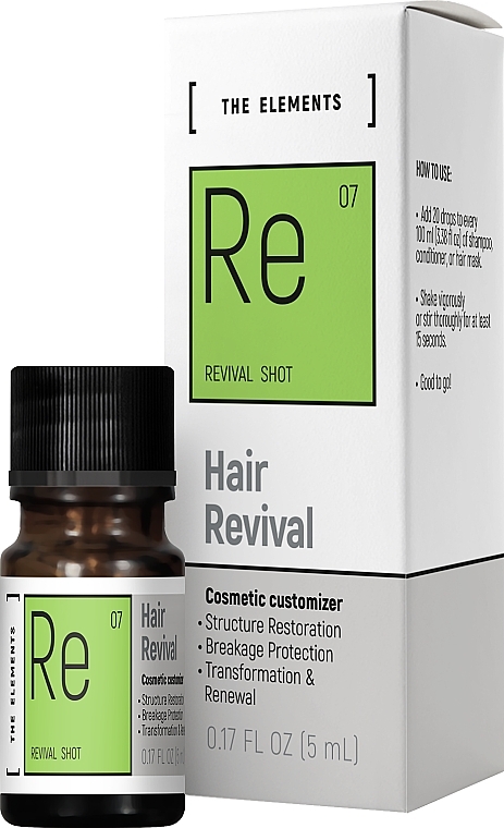 Regenerierender Komplex für geschädigtes Haar - Pharma Group Laboratories The Elements Hair Revival  — Bild N3