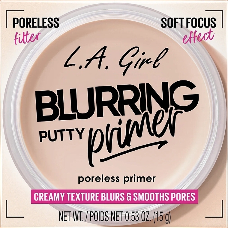 Gesichtsprimer - L.A. Girl Blurring Putty Primer Poreless Primer	 — Bild N2