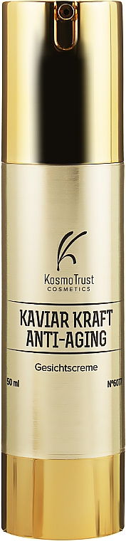 Gesichtscreme mit Extrakt aus schwarzem Kaviar und Gold - KosmoTrust Cosmetics Kaviar Kraft Anti-Aging — Bild N1