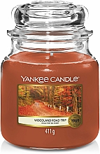 Düfte, Parfümerie und Kosmetik Duftkerze im Glas - Yankee Candle Woodland Road Trip