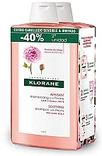 Set - Klorane Softness All Hair Types Shielding Shampoo Peonia — Bild N1