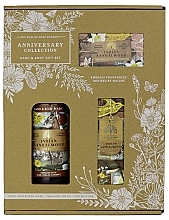 Düfte, Parfümerie und Kosmetik Set - The English Soap Company Anniversary Collection Indian Sandalwood Hand And Body Gift Box (soap/190g + h/cr/75ml + h/wash/500ml)