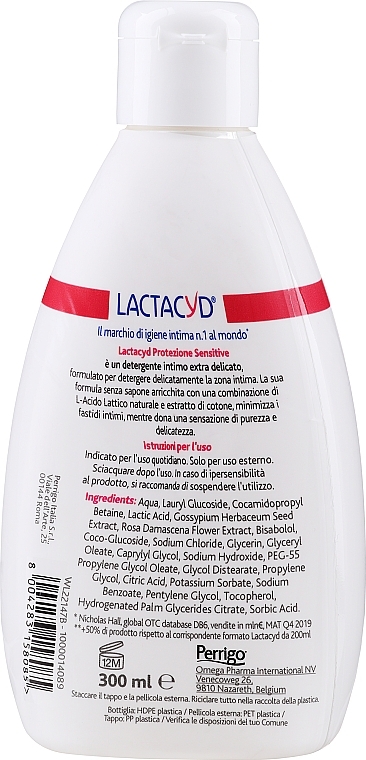 Sanfte Emulsion für die Intimhygiene für empfindliche Haut - Lactacyd Body Care (ohne Spender) — Bild N2
