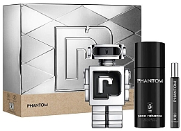Düfte, Parfümerie und Kosmetik Paco Rabanne Phantom - Duftset (Eau de Toilette 100ml + Eau de Toilette 10ml + Deospray 150ml) 