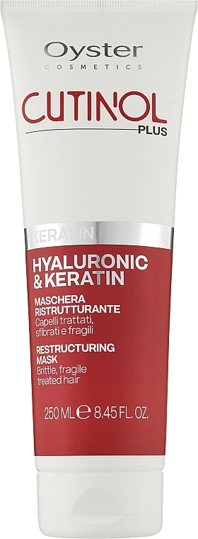 Maske für sprödes und schwaches Haar - Oyster Cutinol Plus Keratin Restructuring Mask — Bild N1