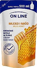Flüssigseife - On Line Milk & Honey Liquid Soap — Bild N1