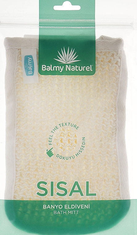 Massagehandschuh zum Baden - Balmy Naturel Sisal Bath Mitt — Bild N1