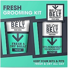 Düfte, Parfümerie und Kosmetik Set - Below The Belt Grooming Fresh Grooming Kit (b/gel/75ml + deo/150ml)