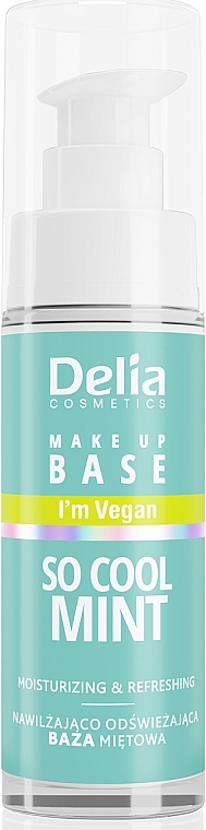 Make-up-Basis mit Minze - Delia So Cool Mint Make Up Base — Bild N1