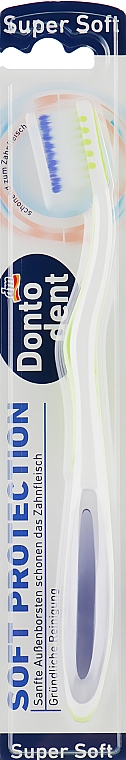 Zahnbürste extra weich hellgrün - Dontodent Super Soft — Bild N1