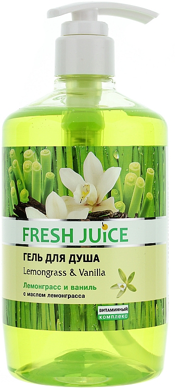 Duschgel "Zi­t­ro­nen­gras & Va­nil­le" - Fresh Juice Sexy Mix Lemongrass & Vanilla — Bild N4
