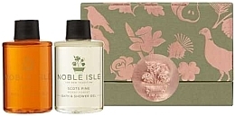 Düfte, Parfümerie und Kosmetik Noble Isle The Woodland Walk Luxury Christmas Gift Set - Körperpflegeset (Duschgel /2x75 ml) 