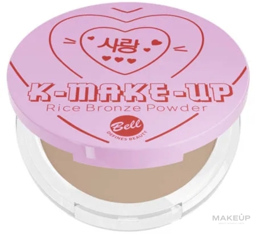 Reisbronzer für das Gesicht - Bell Asian Valentine's Day K-Make-Up Rice Bronze Powder  — Bild Natural Bronze