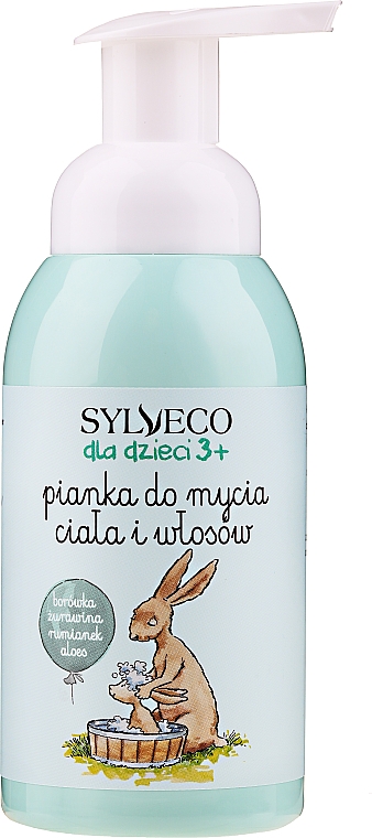 Körper- und Haarwaschschaum mit Blaubeeraroma und Aloe Vera - Sylveco — Bild N1