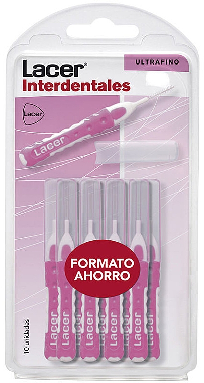Interdentalzahnbürsten rosa - Lacer Interdental Ultra Fine Brush — Bild N1