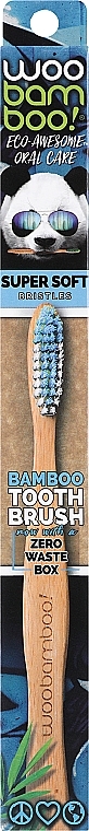 Zahnbürste weich blau - Woobamboo Toothbrush Adult Super Soft Zero Waste — Bild N1